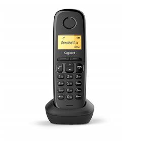 TELÉFONO DECT A170 NEGRO | LCD 1.5" | FUNCION ALARMA GIGASET